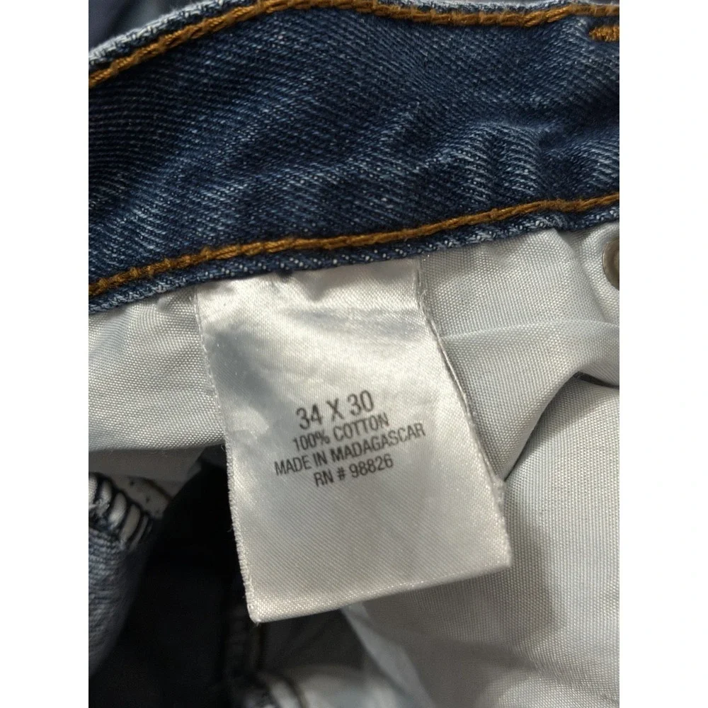 Schmidt Jeans Mens 34x29 Blue Denim Workwear‎ 109% Cotton